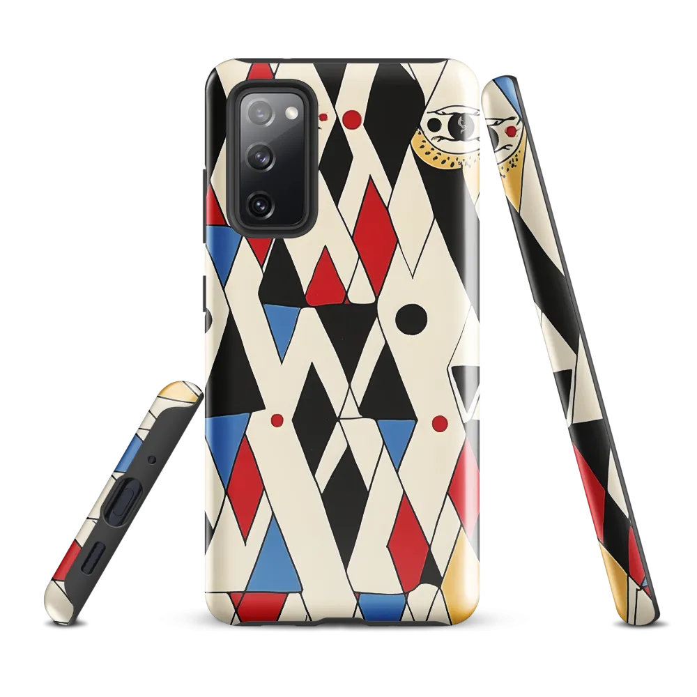 Dynamic Geometric Symphony | Phone Case |  S20 FE | Tough Case | Glossy