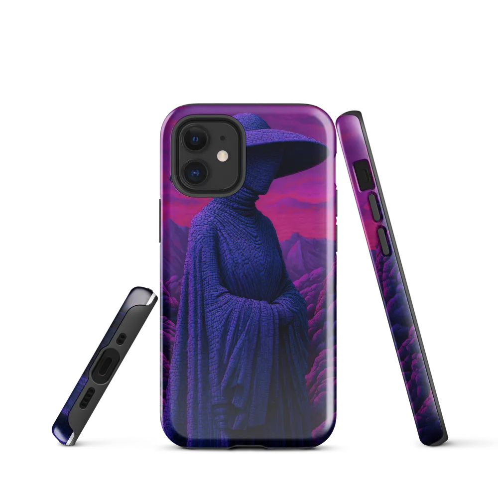 The Enigma of the Cloaked Figure | Phone Case |  12 mini | Tough Case | Glossy
