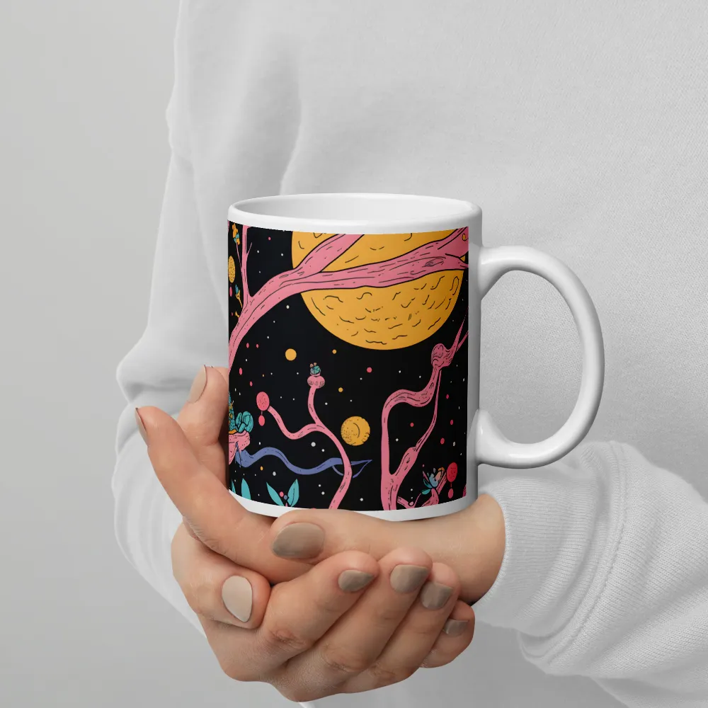 Whimsical Cosmic Owl | Mugs | Multiple Sizes & Colors