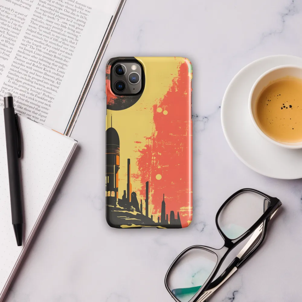 Journey to the Stars: A Retro-Futuristic Landscape | Phone Case |  11 Pro Max | Snap Case | Glossy