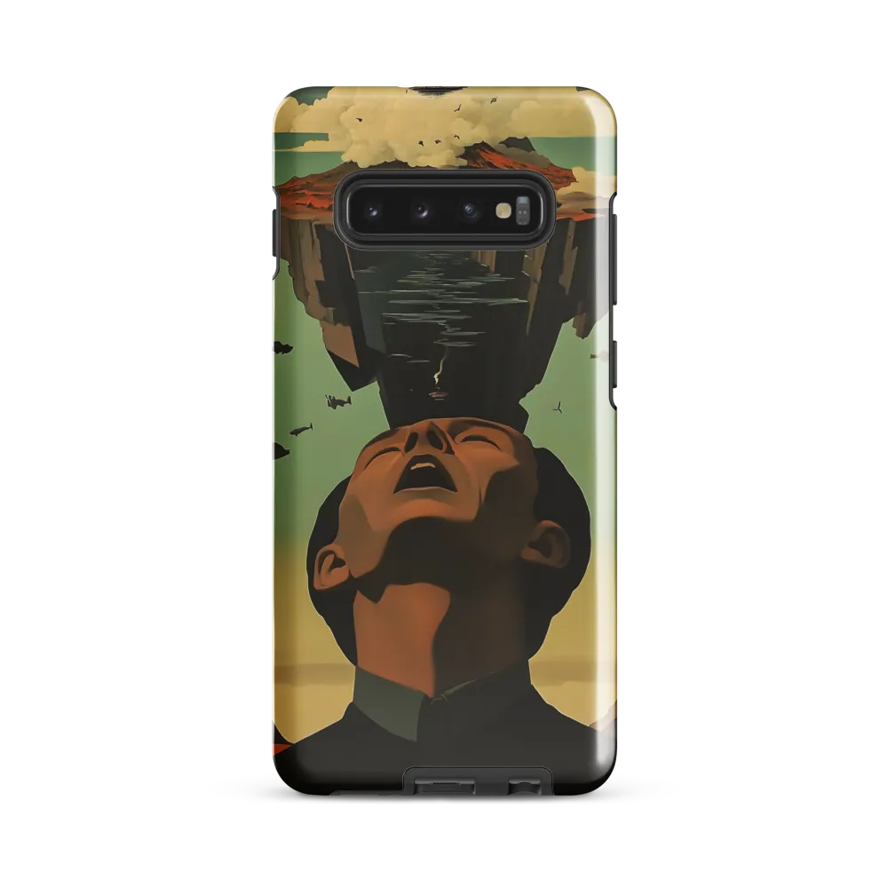 Awakening Thoughts: A Surreal Journey | Phone Case |  S10 Plus | Tough Case | Glossy