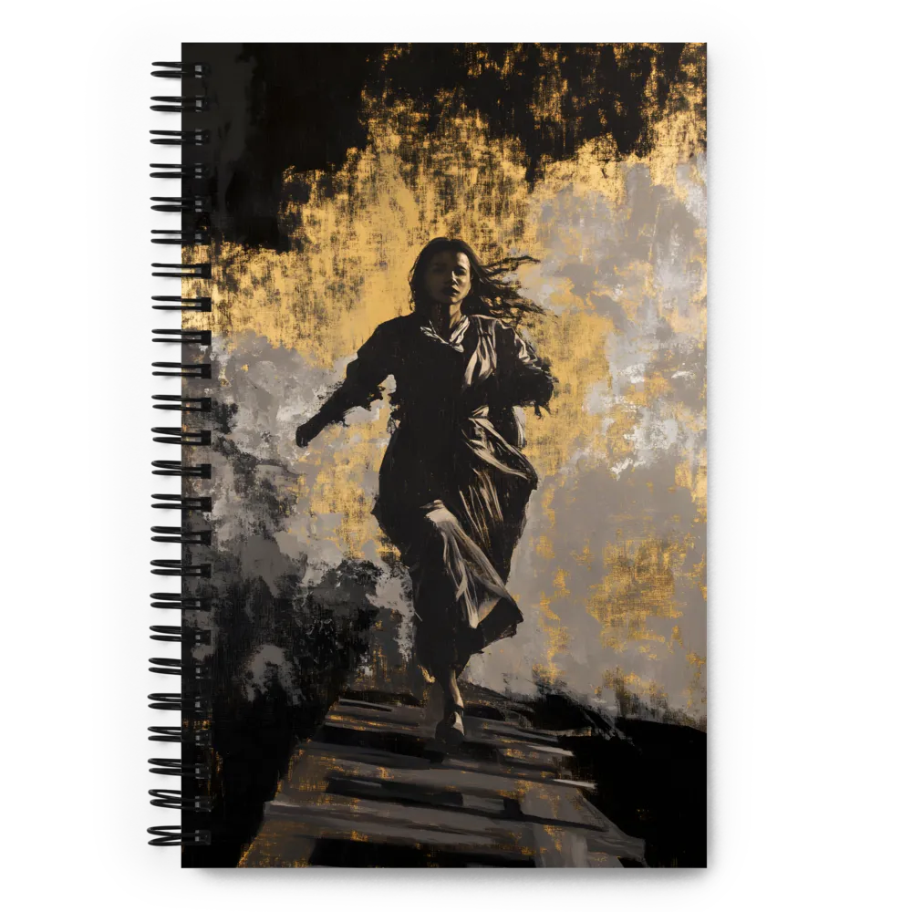 The Golden Escape | Spiral Notebook