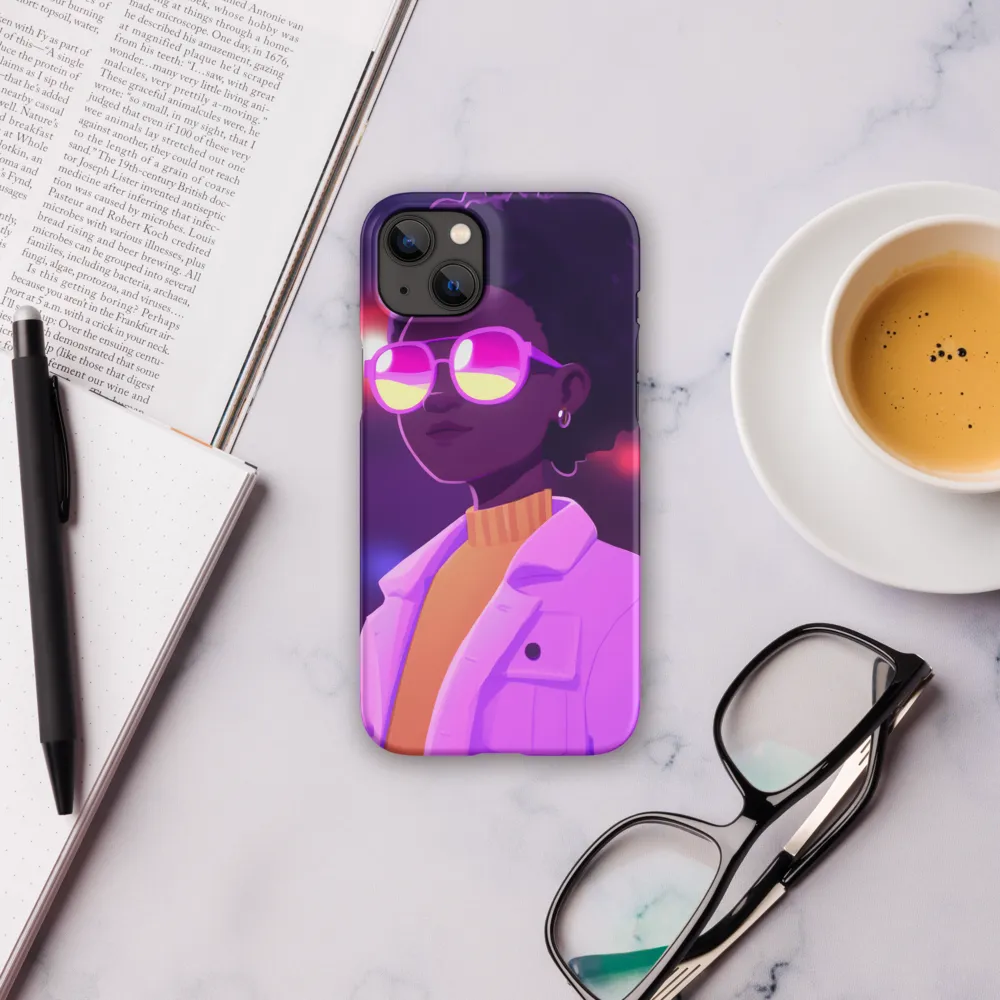 A Vibrant Soul in Shades | Phone Case |  14 Plus | Snap Case | Matte