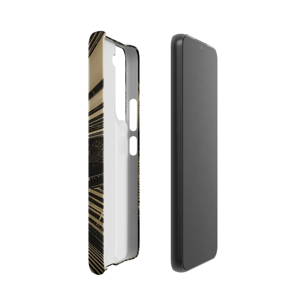 Urban Symphony: Aerial Perspective of City Life | Phone Case |  S22 | Snap Case | Matte