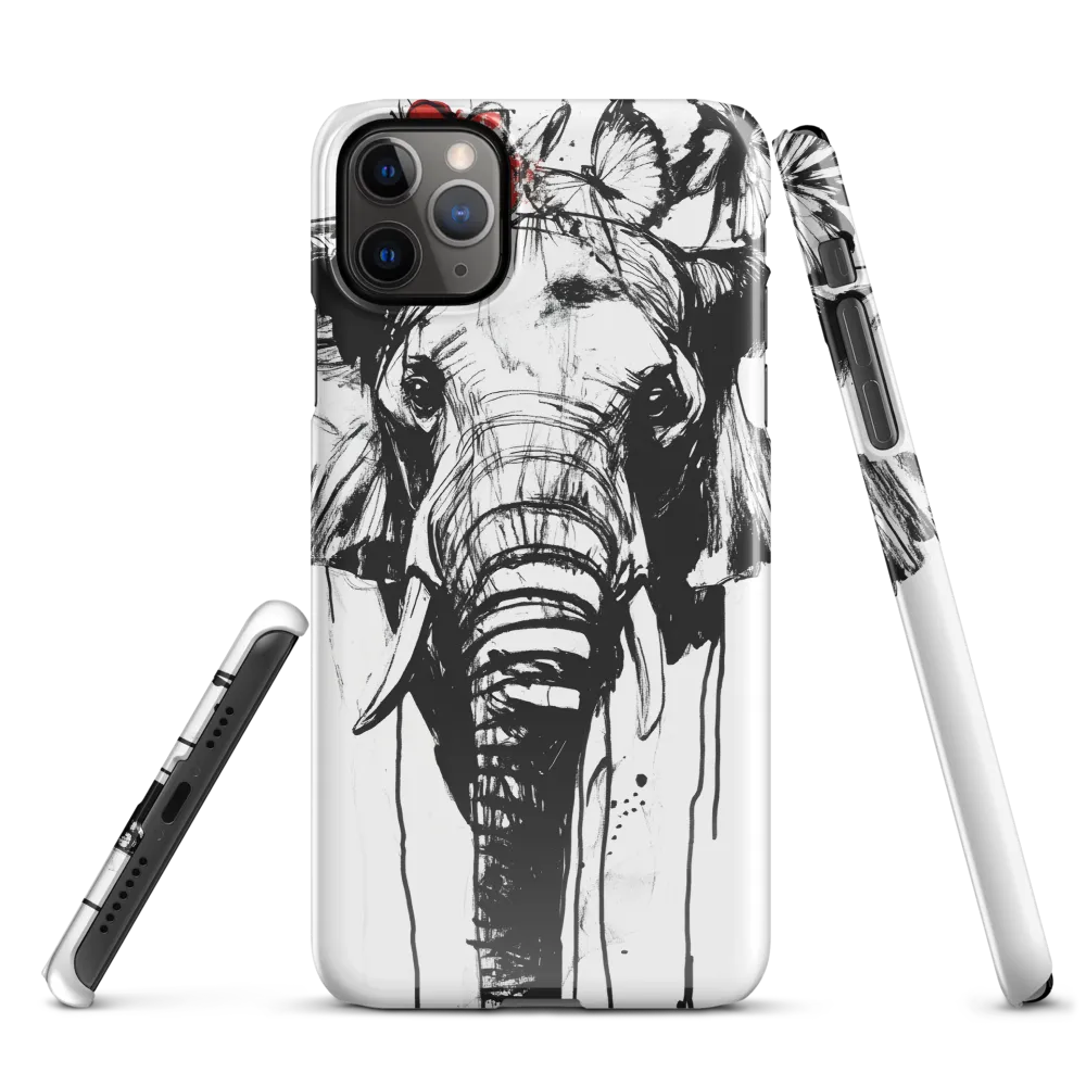 Whimsical Elegance: The Elephant's Adornments | Phone Case |  11 Pro Max | Snap Case | Glossy