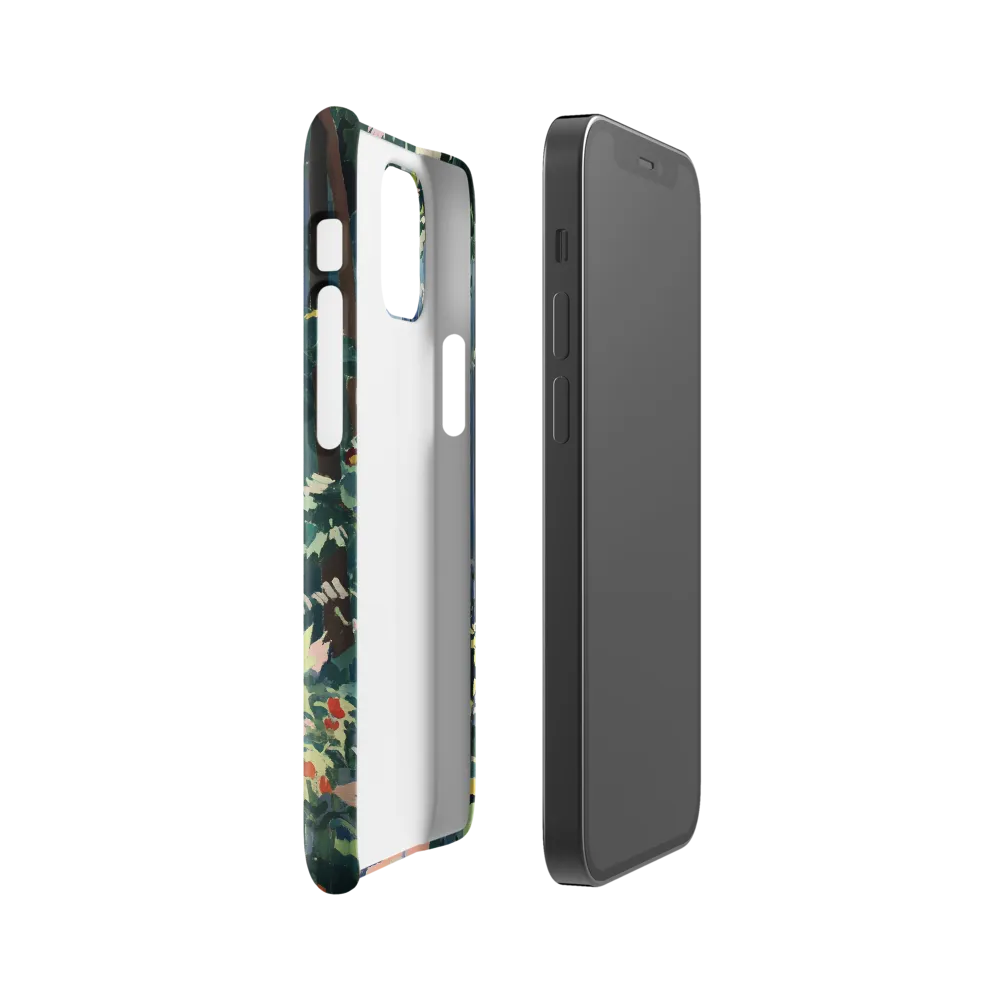 Flight of Light: A Serene Forest | Phone Case |  12 Mini | Snap Case | Glossy