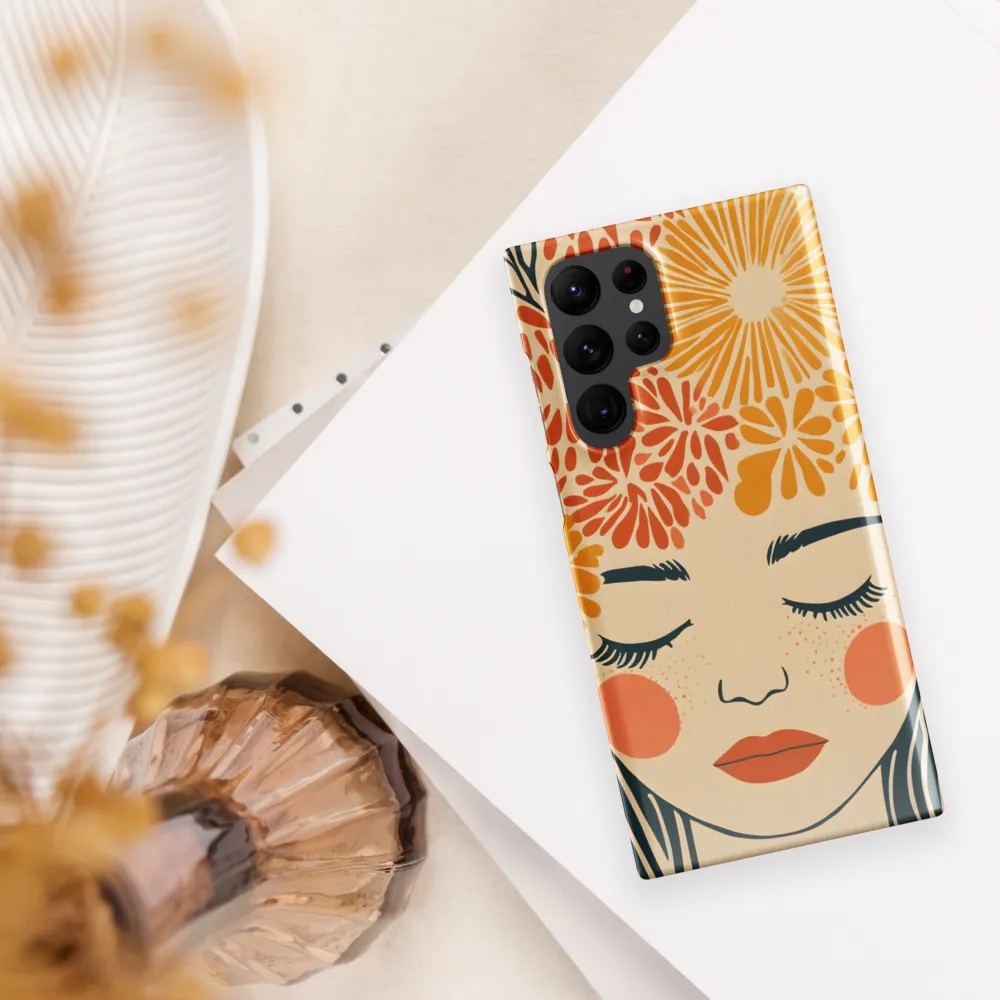 Serenity in Bloom | Phone Case |  S22 Ultra | Snap Case | Glossy