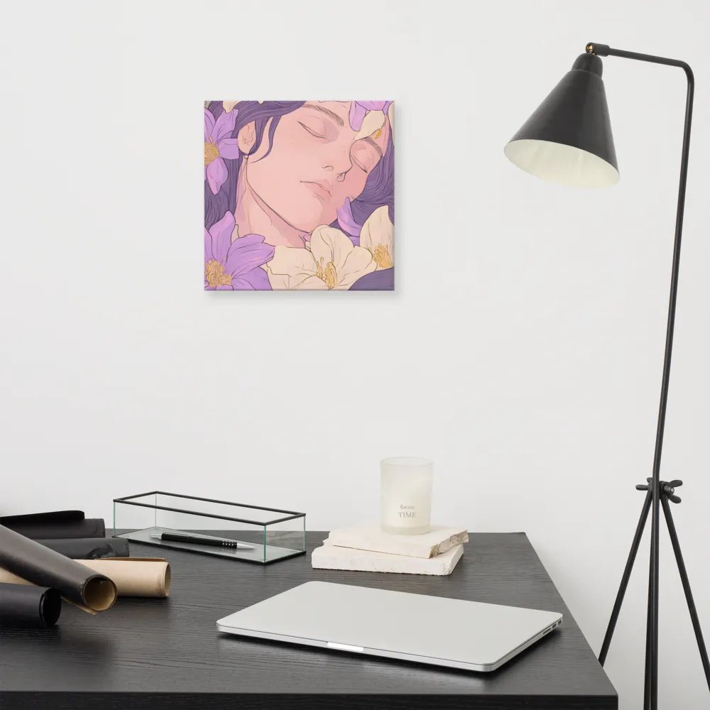 Harmony in Bloom | Canvas | 12″×12″