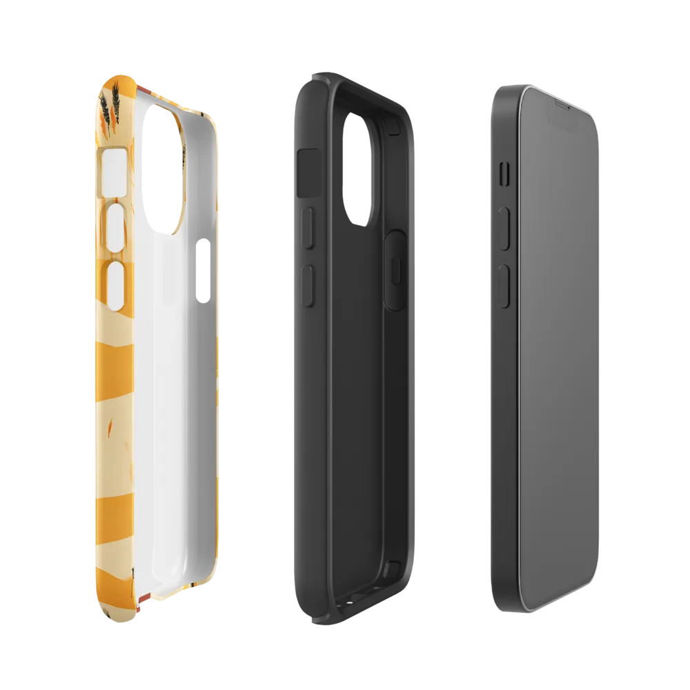 Embracing the Fields: A Floral Journey | Phone Case |  13 mini | Tough Case | Glossy