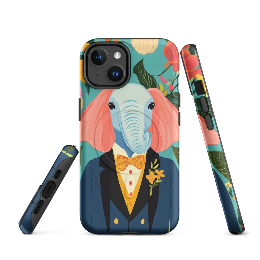 Elegance in Bloom | Phone Case |  14 | MagSafe® Tough Case | Matte