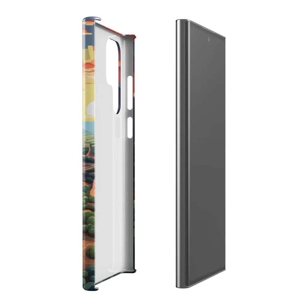 Desert Serenity at Dusk | Phone Case |  S22 Ultra | Snap Case | Glossy