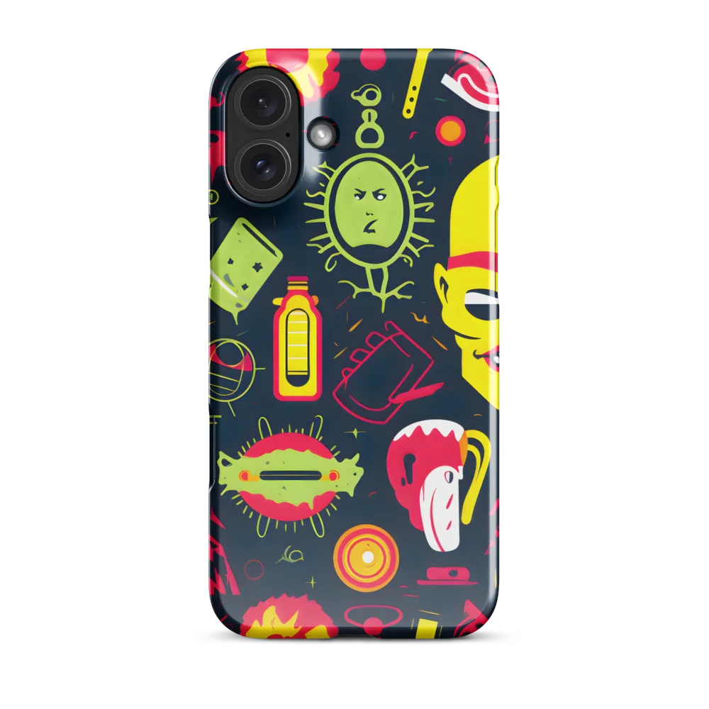 Neon Revelry: A Quirky Exploration of Modern Pop Art