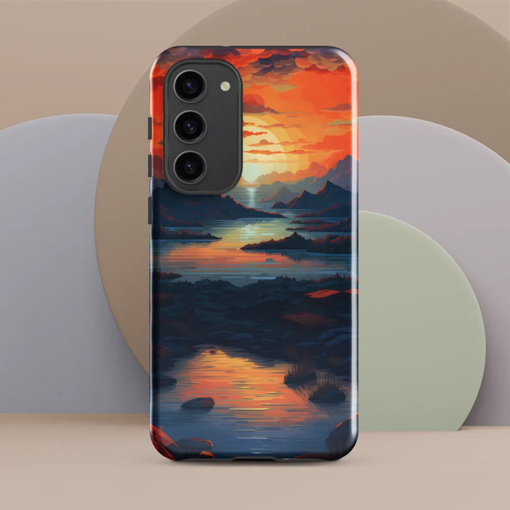 Ethereal Evening: A Digital Dusk