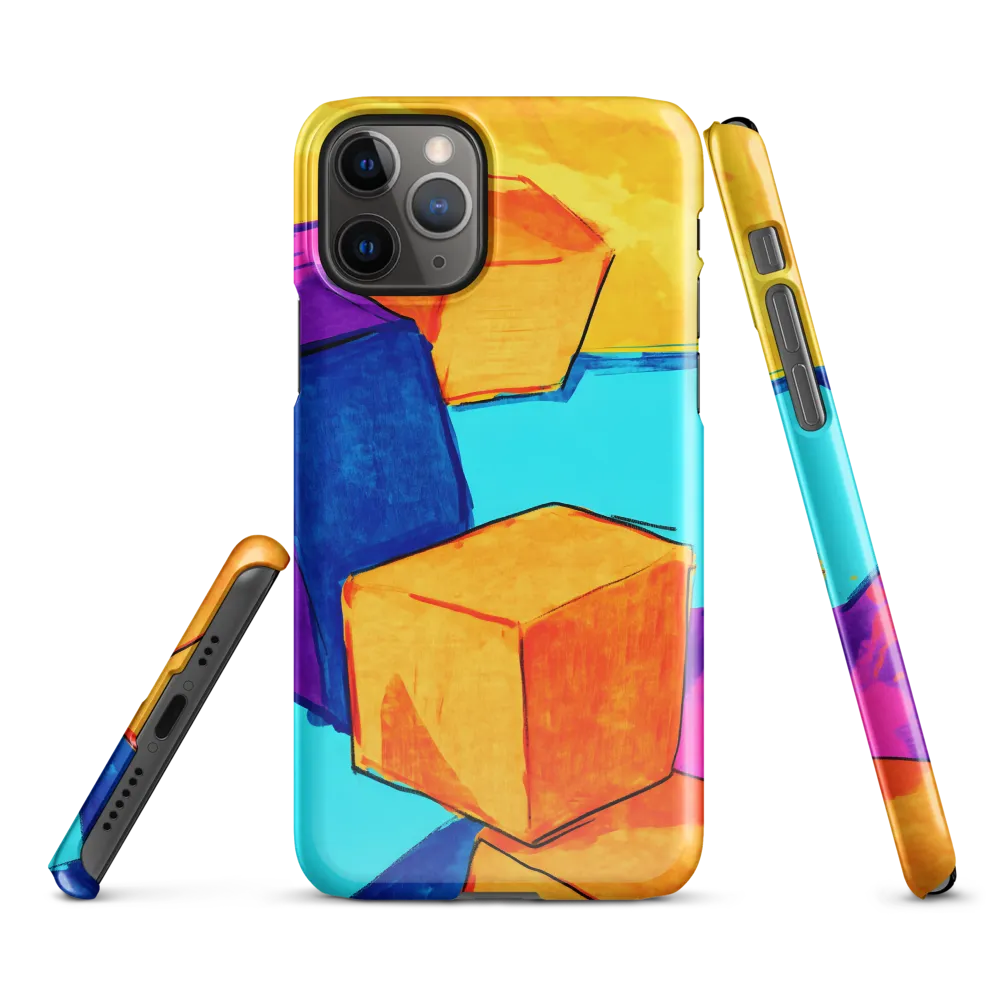 Playful Cubes in Vibrant Harmony | Phone Case |  11 Pro | Snap Case | Glossy