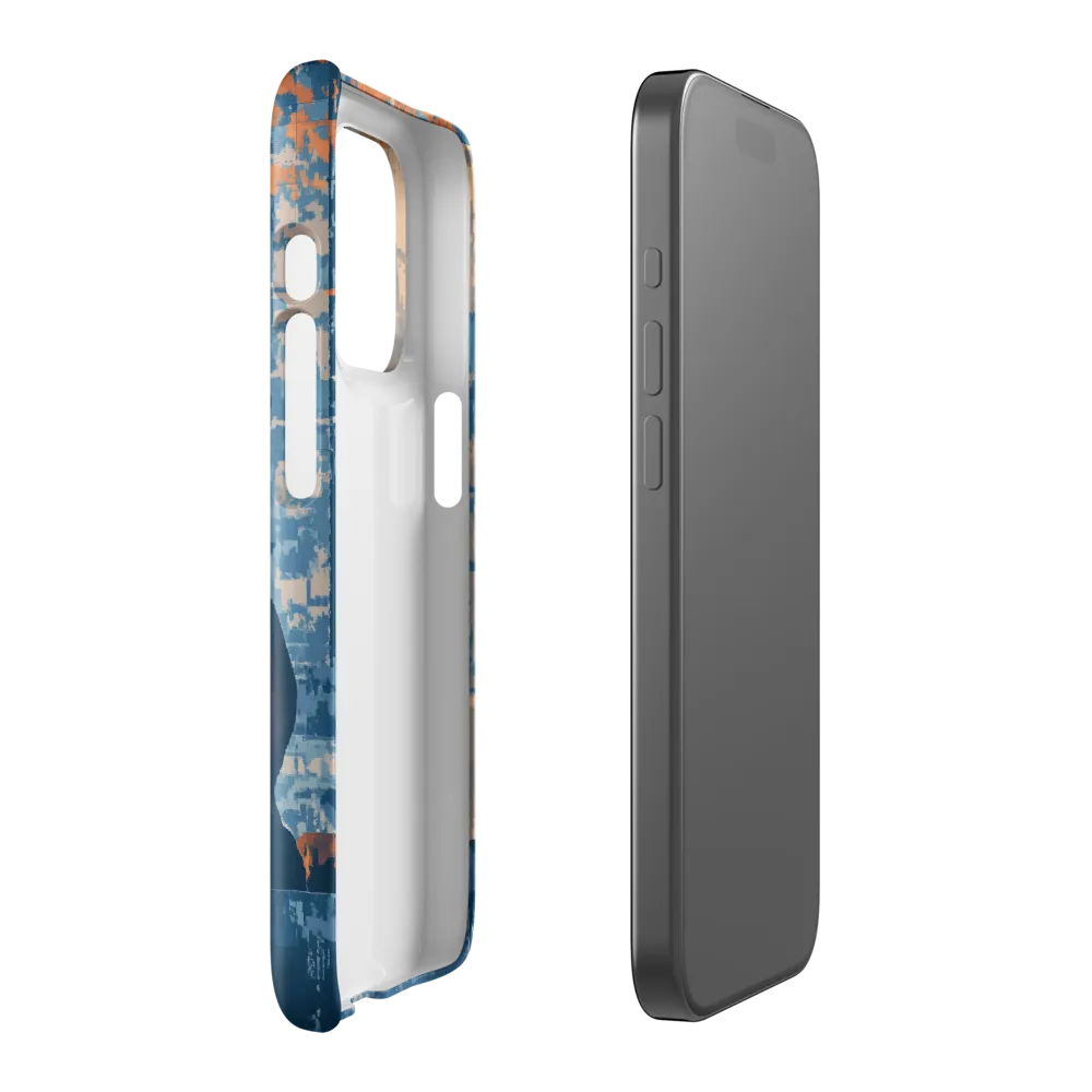 Serenity in Color: The Reclining Deer | Phone Case |  15 Pro | Snap Case | Glossy