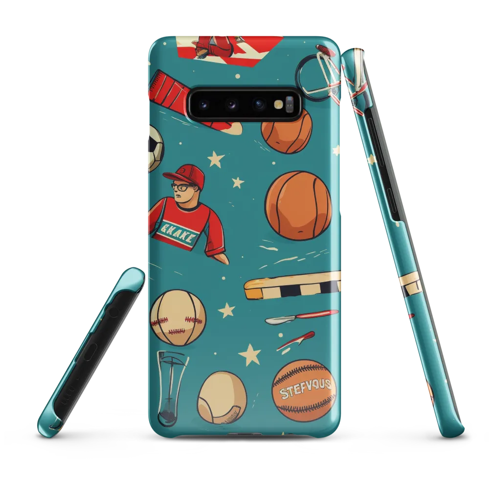 Playful Sports Medley | Phone Case |  S10 Plus | Snap Case | Glossy