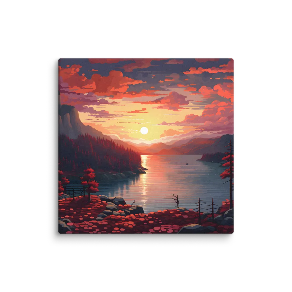 Serenity at Dusk | Canvas | 30″×30″