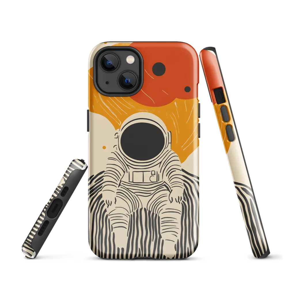 Astronaut in Cosmic Thoughts | Phone Case |  13 | Tough Case | Glossy