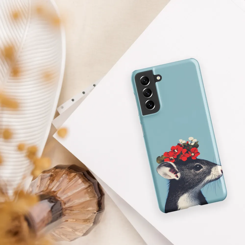 Whimsical Flora: A Mouse's Floral Crown