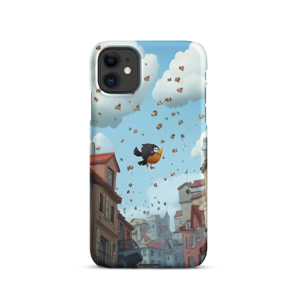 A Whimsical Flight Through Bread and Sky