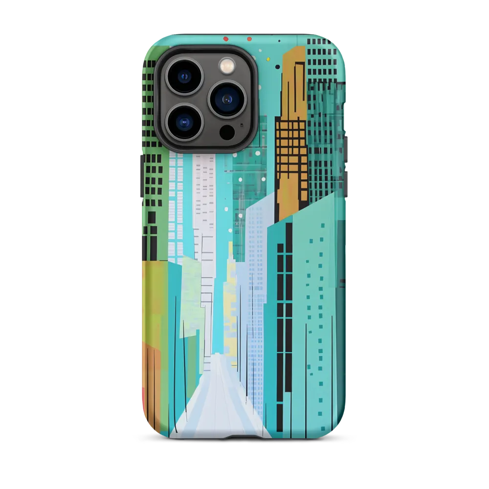 Urban Symphony in Turquoise