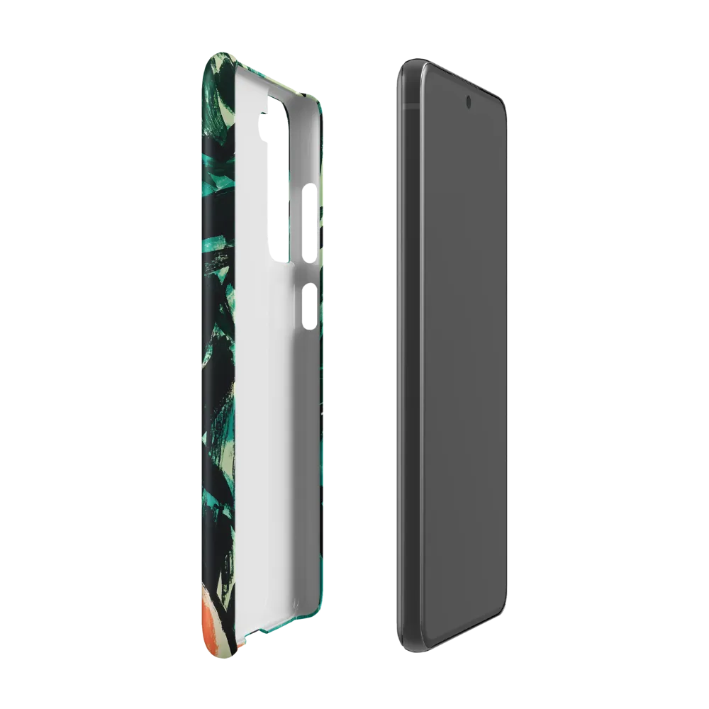 Curious Giraffe in Lush Greenery | Phone Case |  S21 FE | Snap Case | Matte