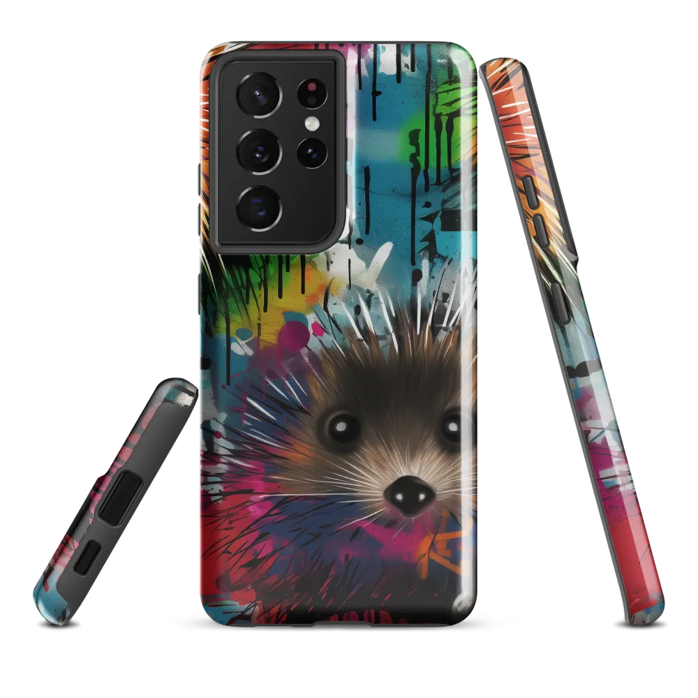 Whimsical Hedgehogs in a Kaleidoscopic Wonderland