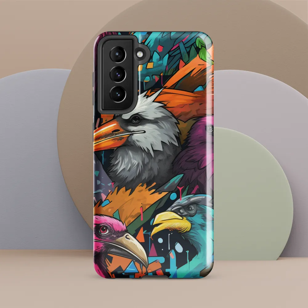 Avian Vortex: A Celebration of Color and Form