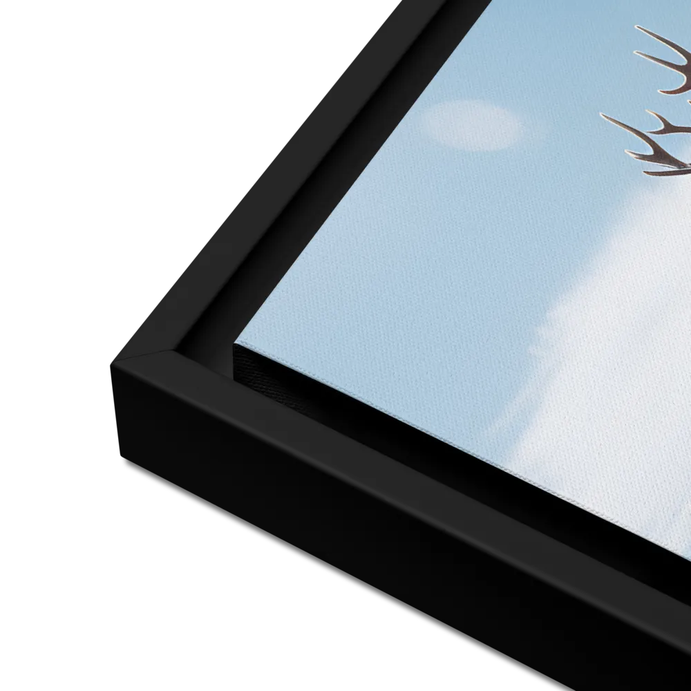 Majesty in Reflection | Canvas with Black Frame | 18″×24″
