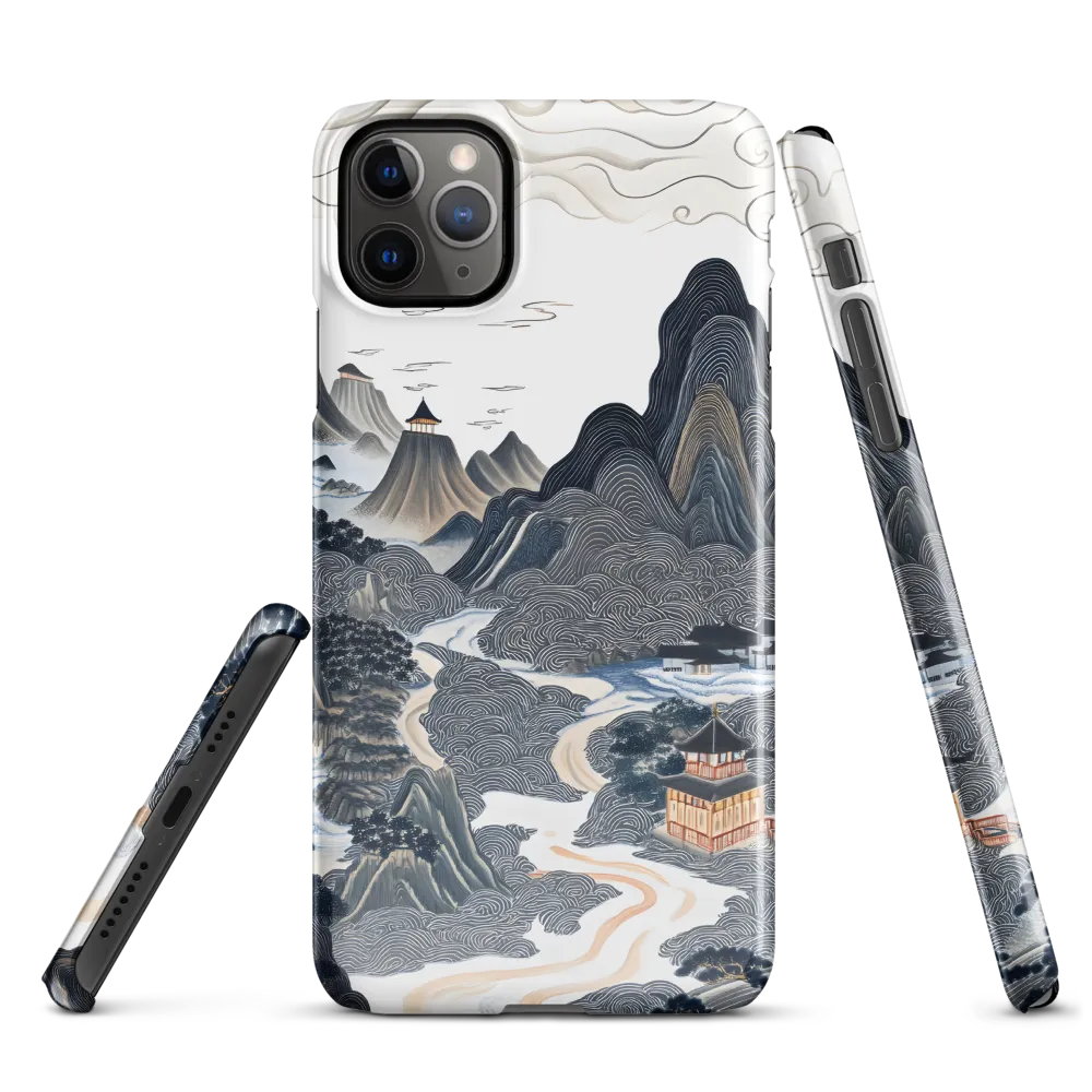 Harmony of Mountains and Temples | Phone Case |  11 Pro Max | Snap Case | Glossy