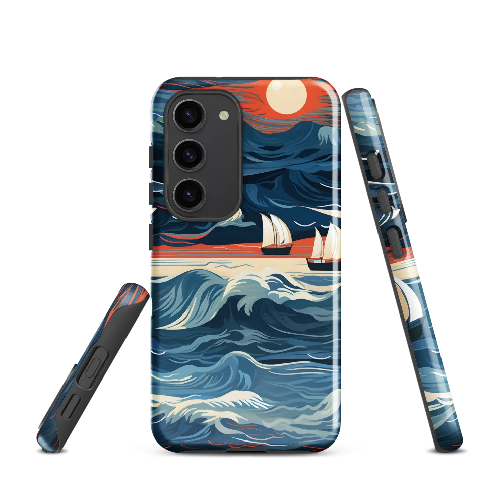 Ocean Whispers: A Voyage at Dusk