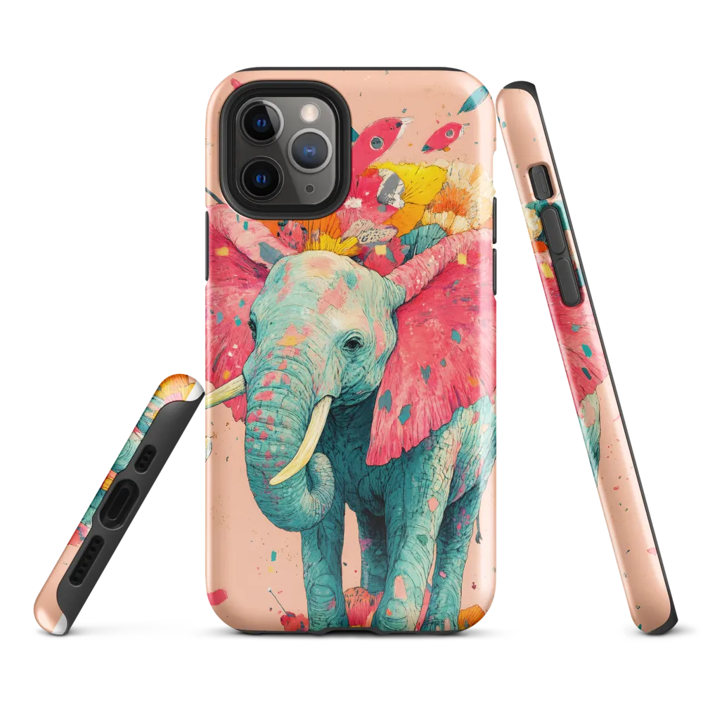 Whimsical Elegance: The Floral Elephant