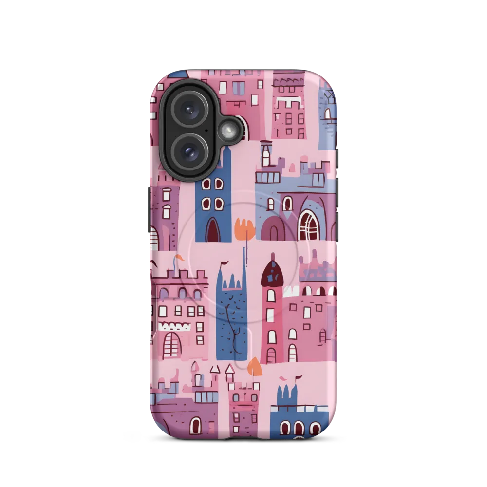 Whimsical Castles: A Playful Tapestry | Phone Case |  16 | MagSafe® Tough Case | Matte