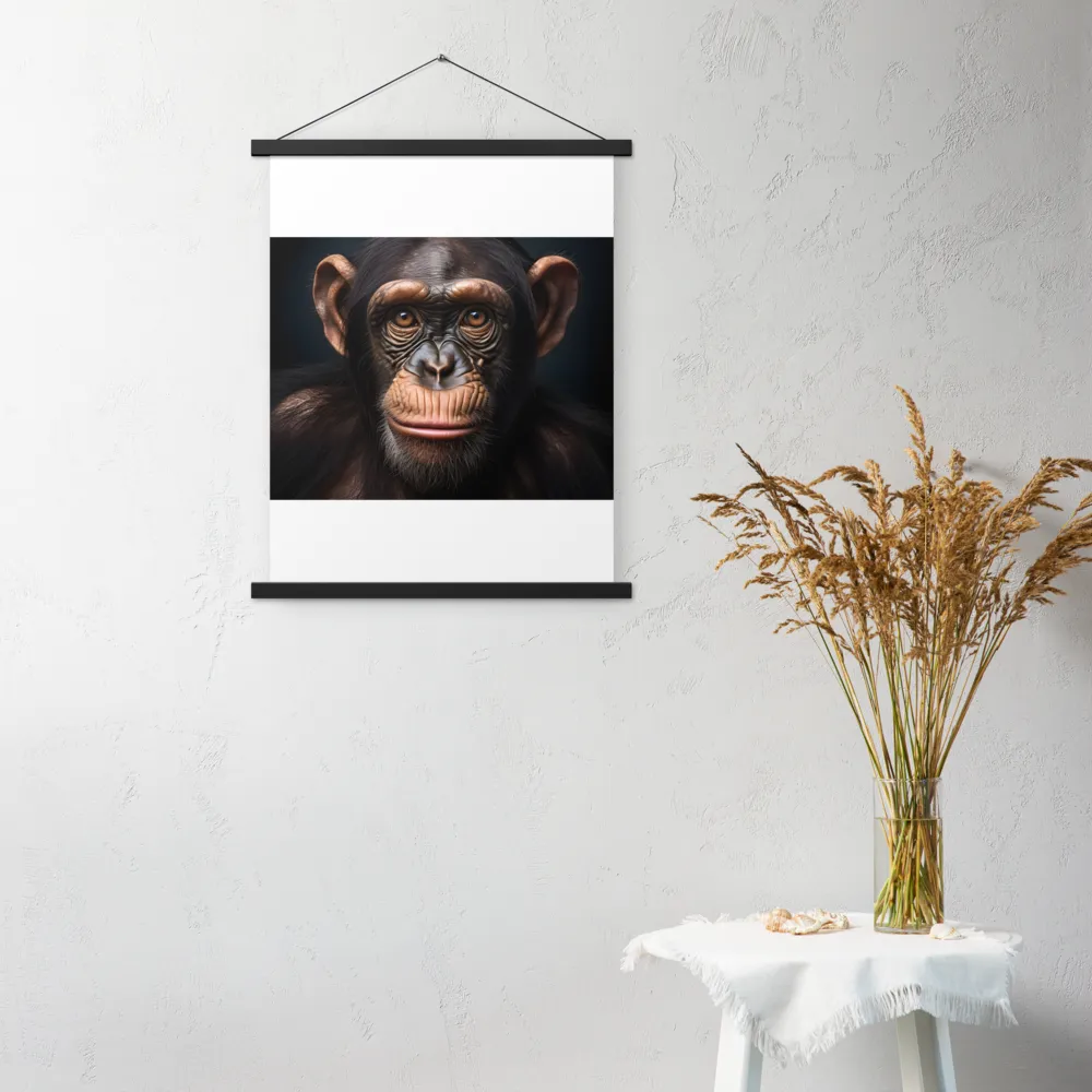 Whispers of Curiosity | Poster With Black Wood Hanger | 18″×24″