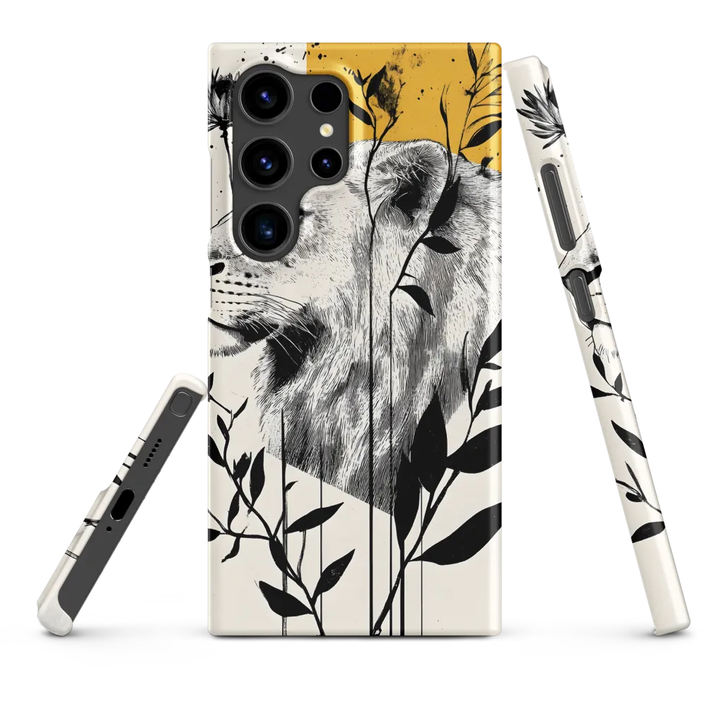 Regal Serenity: The Lion and Flora