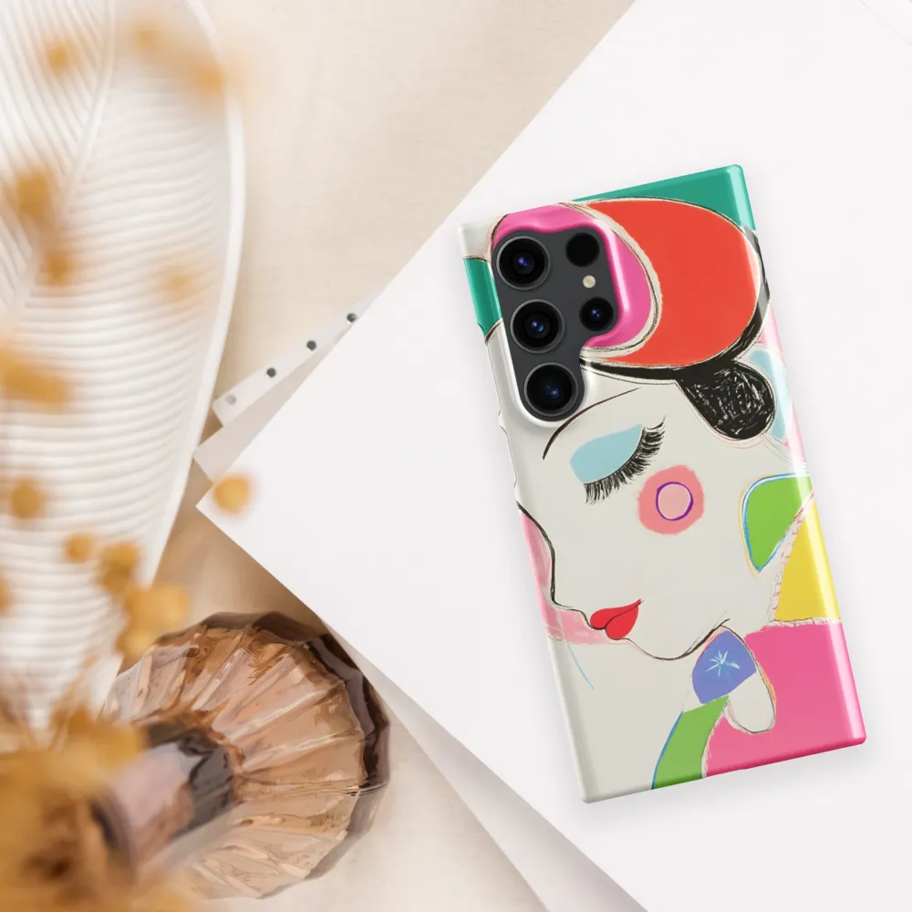 Whimsical Portrait in Colorful Abstraction