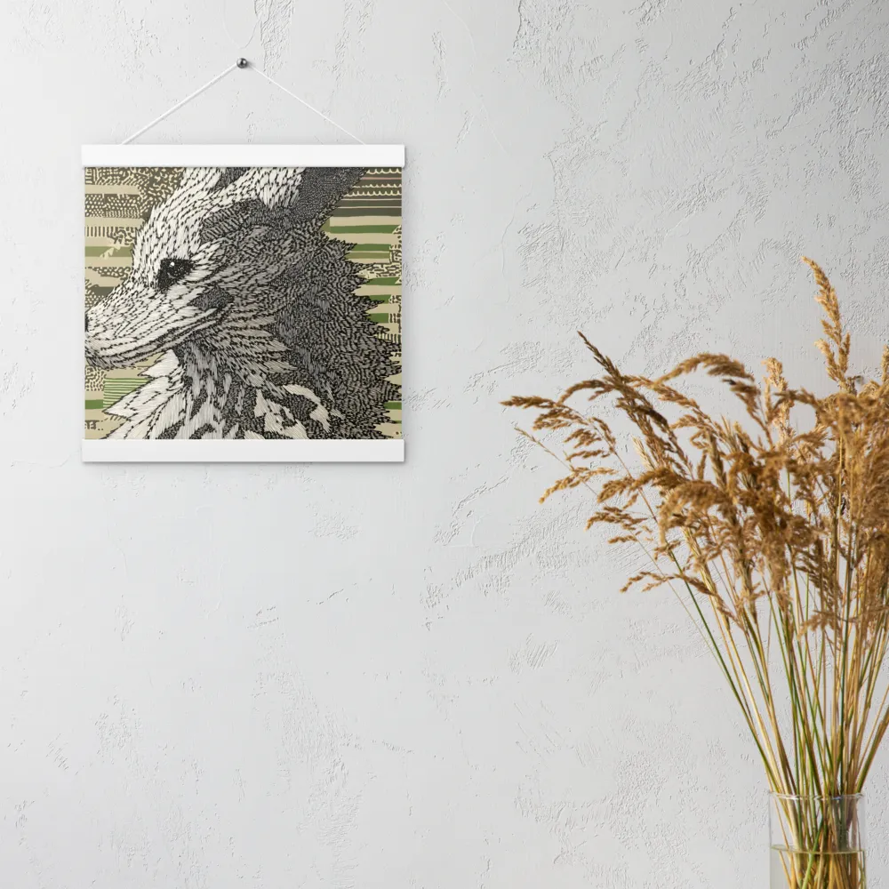 Reflections of the Forest | Poster With White Wood Hanger | 12″×12″