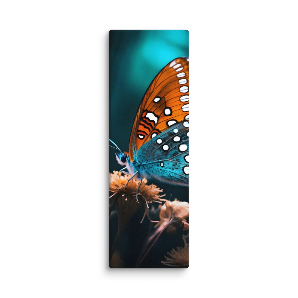 Whispers of Color: The Butterfly's Embrace