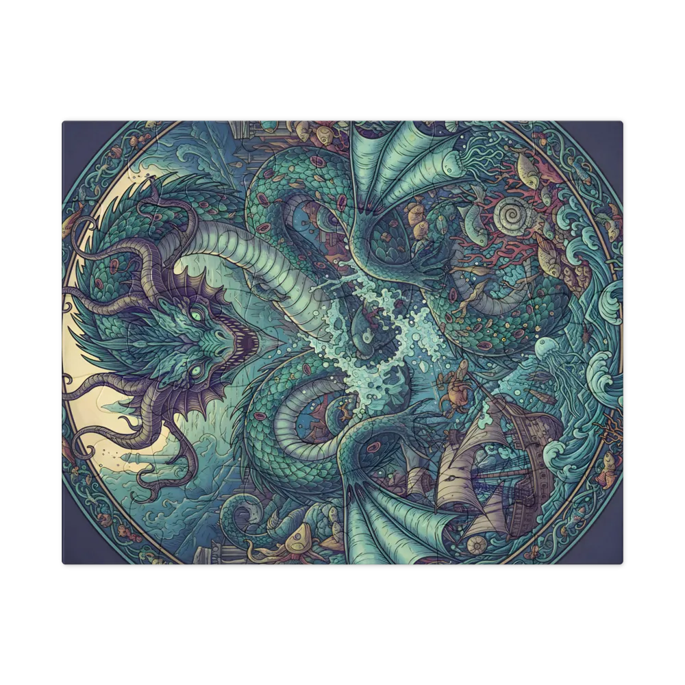 Leviathan Rising 
 Jigsaw Puzzle in Tin Box