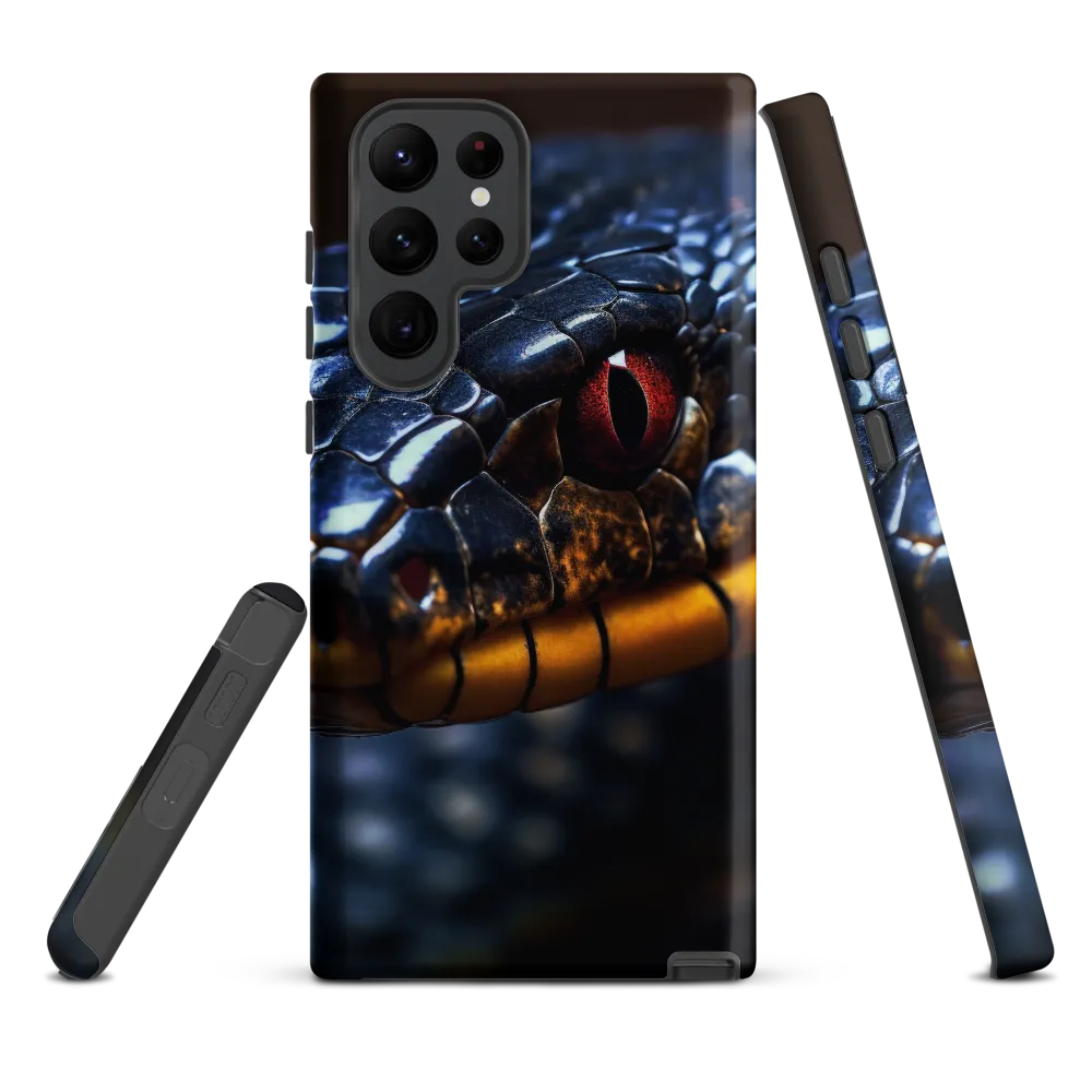 The Serpent's Gaze | Phone Case |  S22 Ultra | Tough Case | Matte