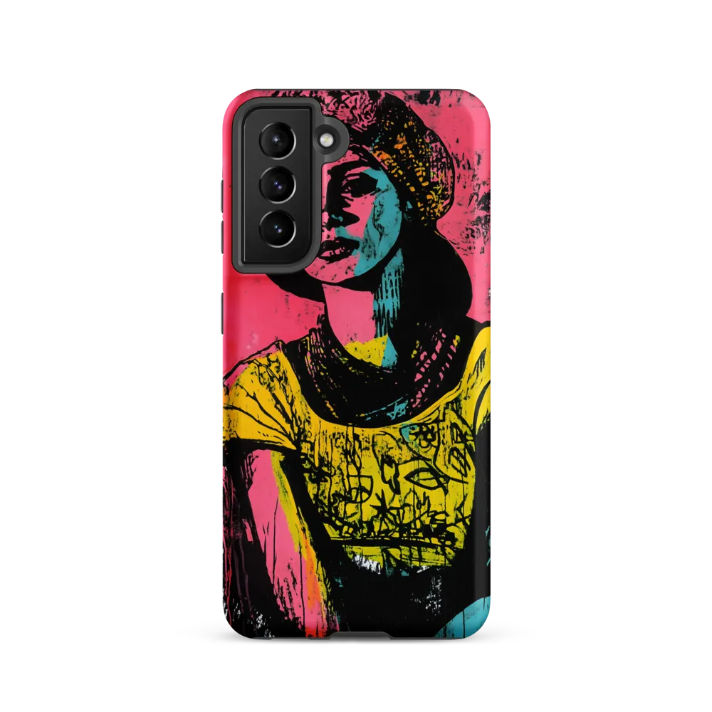 Urban Elegance: A Graffiti Portrait