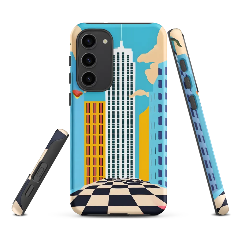 Vibrant Urban Dreamscape | Phone Case |  S23 Plus | Tough Case | Matte