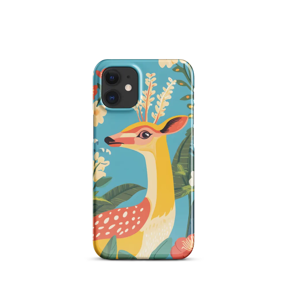 Serene Majesty: A Vibrant Deer Amidst Flora