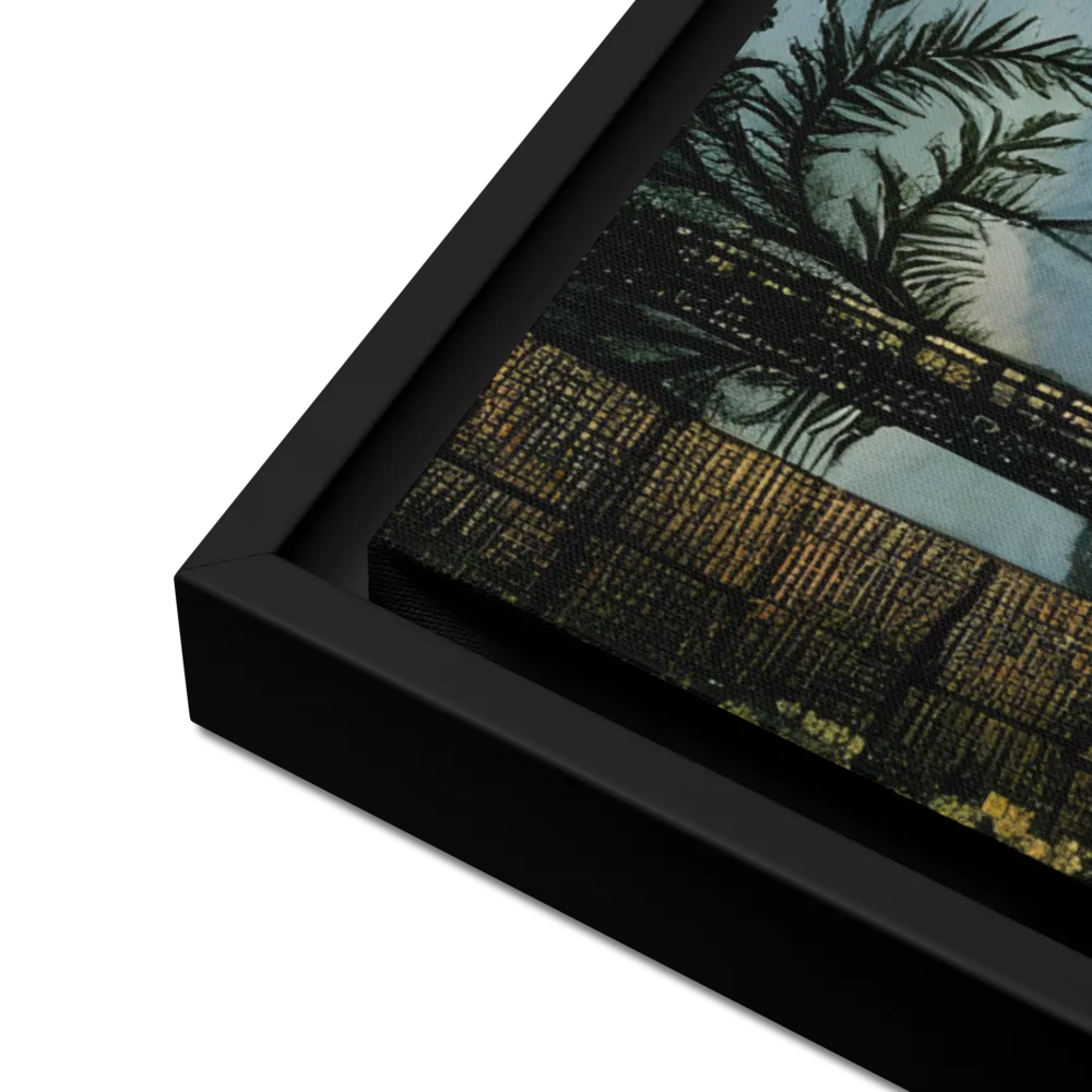 Whispers of the Enchanted Forest | Canvas with Black Frame | 24″×36″