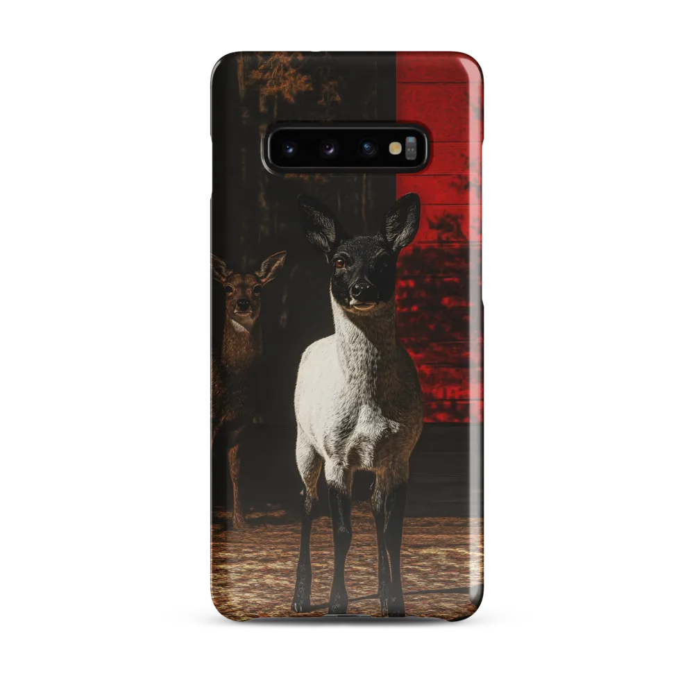 Reflections of Nature: A Deer Encounter | Phone Case |  S10 Plus | Snap Case | Glossy