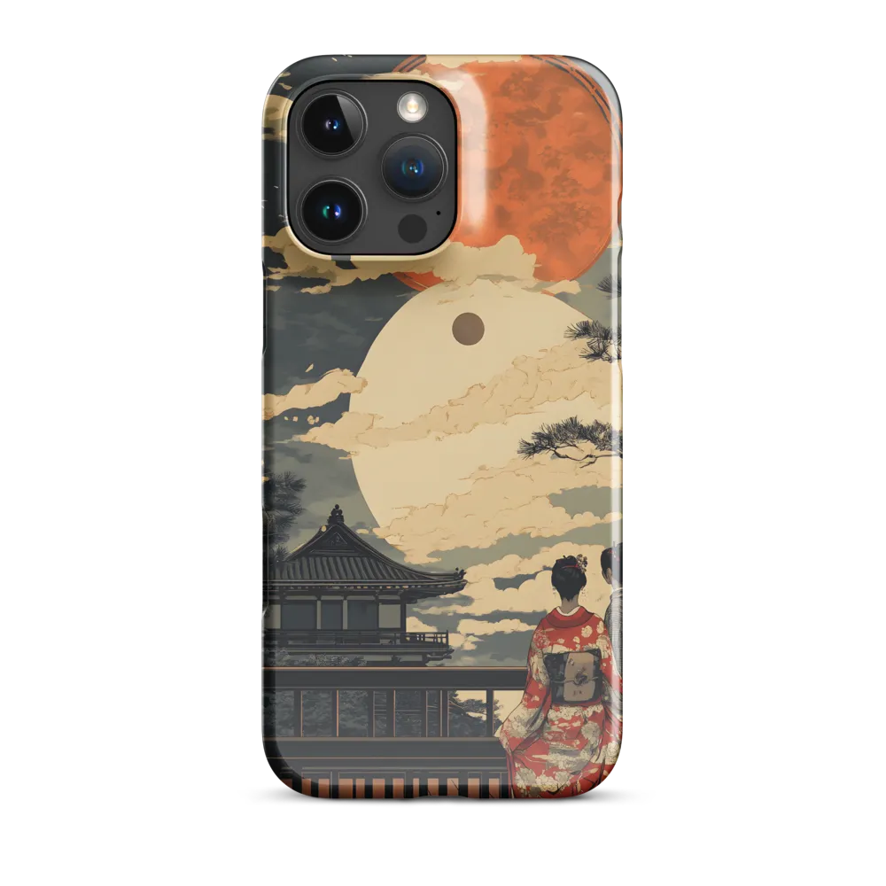 Under the Embrace of the Moon | Phone Case |  16 Pro Max | Snap Case | Glossy