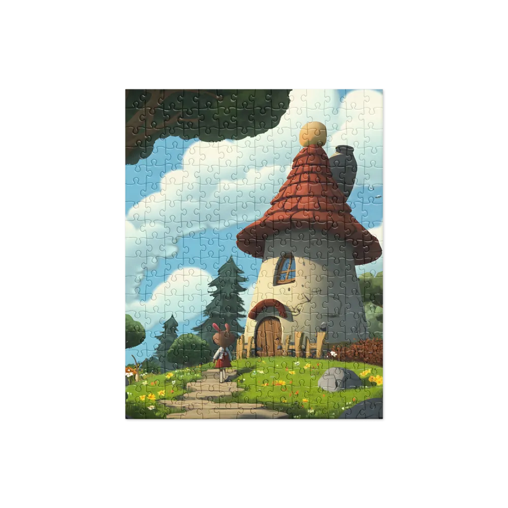 Whimsical Cottage in a Serene Landscape | Jigsaw Puzzle | 252 pieces