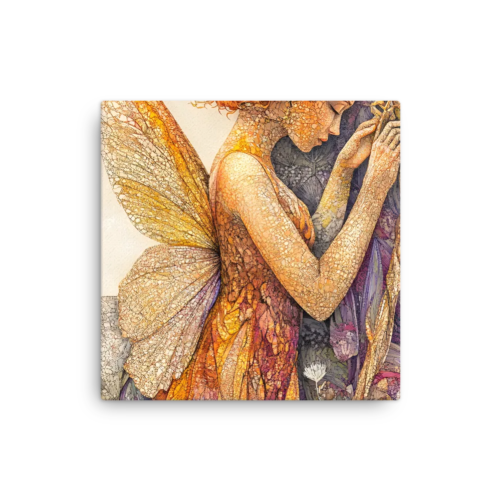 Whispers of the Frosted Meadow | Thin Canvas | 12″×12″