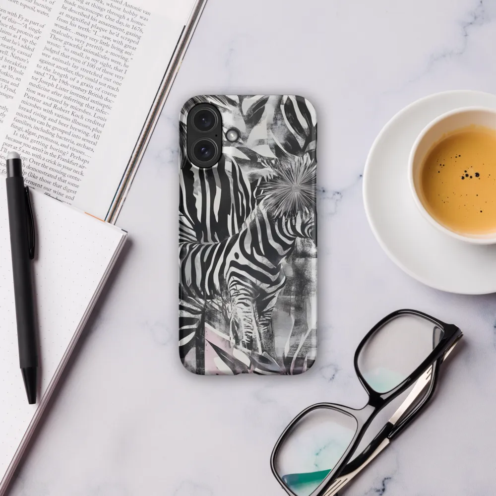 Zebra in the Jungle of Illusions | Phone Case |  16 Plus | Snap Case | Matte