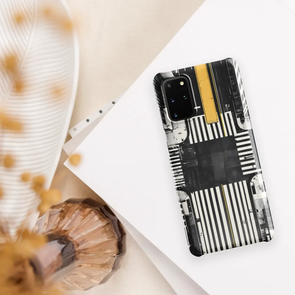 Urban Symphony: Aerial Intersection | Phone Case |  S20 Plus | Snap Case | Glossy